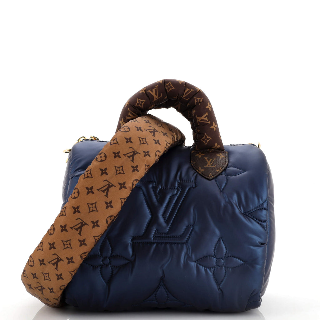 Louis Vuitton Speedy Bandoulière 25 Navy in Econyl Recycled Nylon