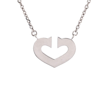 Cartier C Heart de Cartier Pendant Necklace 18K White Gold