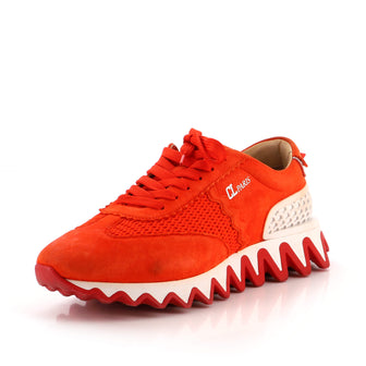 Christian Louboutin Loubishark Sneakers Suede and Mesh