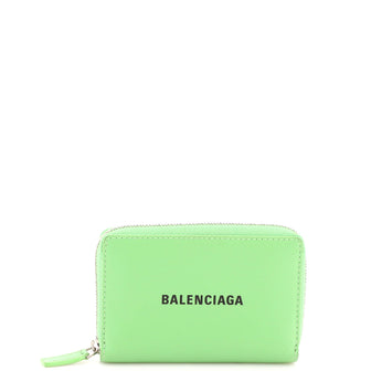 Balenciaga Everyday Zip Coin Purse Leather