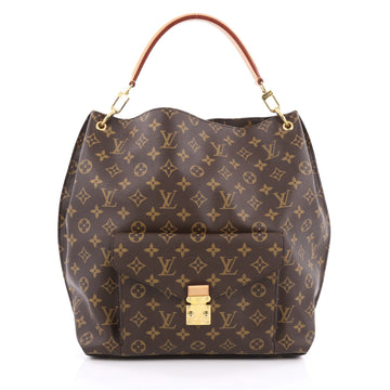Louis Vuitton Metis Hobo Monogram Canvas Brown