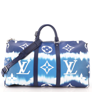 Louis Vuitton Keepall Bandouliere Bag Limited Edition Escale Monogram Giant 50