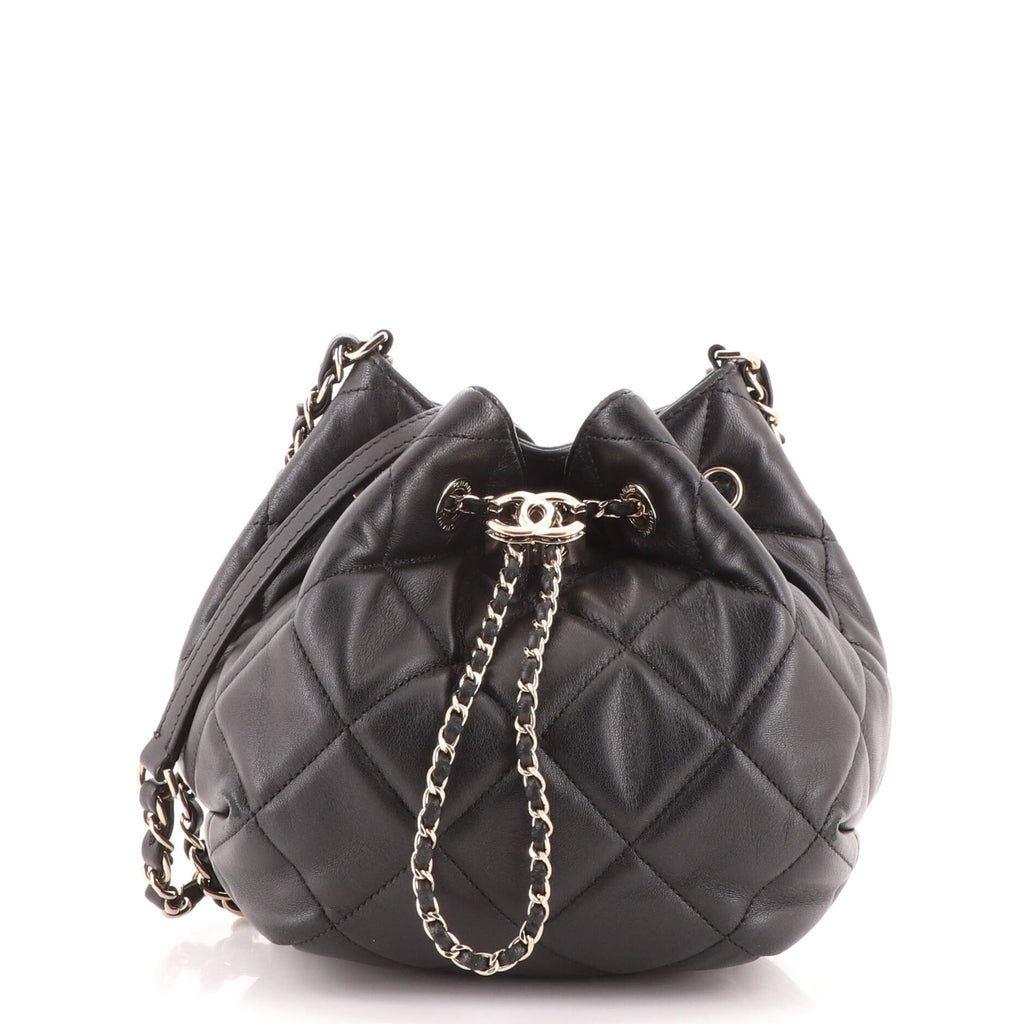 Chanel Mini Drawstring Bag Unused Luxury Bags  Wallets on Carousell