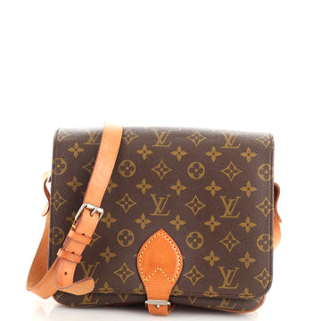 Louis Vuitton Cartouchiere Handbag Monogram Canvas GM