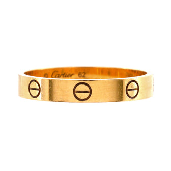 Cartier Love Wedding Band Ring 18K Yellow Gold