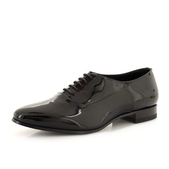 Saint Laurent Women's Marius Lace Up Oxford Shoes Patent