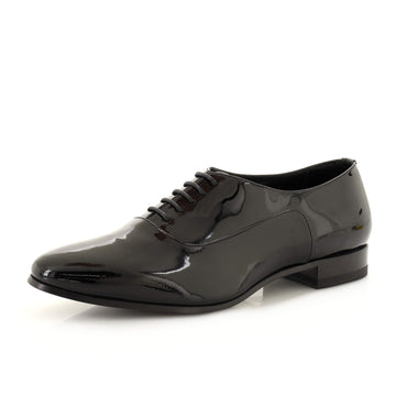 Saint Laurent Women's Marius Lace Up Oxford Shoes Patent
