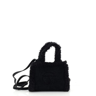 Telfar UGG Shopping Tote Suede with Shearling Small