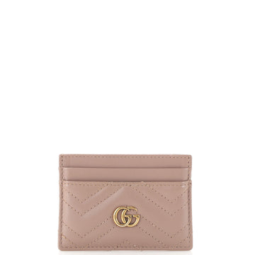 Gucci GG Marmont Card Holder Matelasse Leather