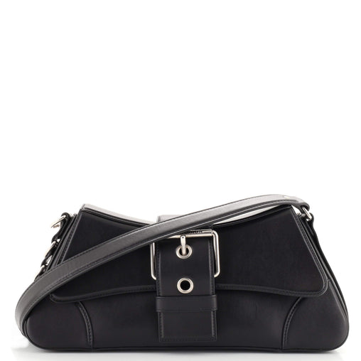Balenciaga Lindsay Shoulder Bag Leather Medium Black 1936571