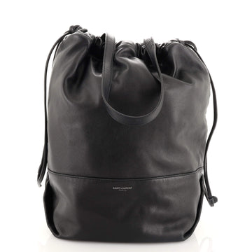 Saint Laurent Teddy Shopping Tote Leather Large