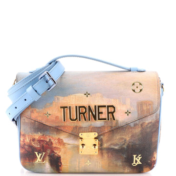 Louis Vuitton Pochette Metis Limited Edition Jeff Koons Turner Print Canvas