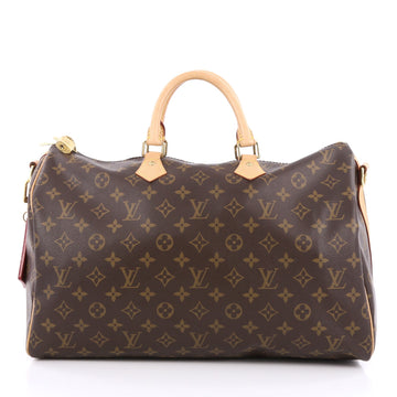 Louis Vuitton Speedy Bandouliere Bag Monogram Canvas 40 Brown