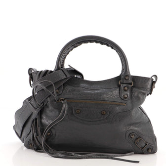 Balenciaga First Classic Studs Bag Leather