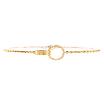 Cartier Love Interlocking Bracelet 18K Yellow Gold