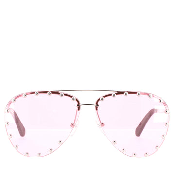 Louis Vuitton The Party Aviator Sunglasses Studded Metal