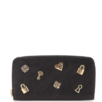 Louis Vuitton Zippy Wallet Love Lock Epi Leather