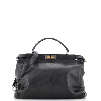 Fendi Peekaboo Bag Soft Leather Large