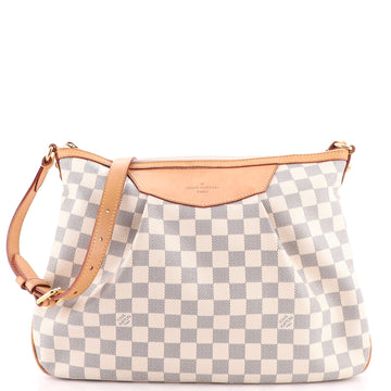 Louis Vuitton Siracusa Handbag Damier MM