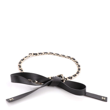 Chanel Bow Chain-Link Belt Lambskin and Metal