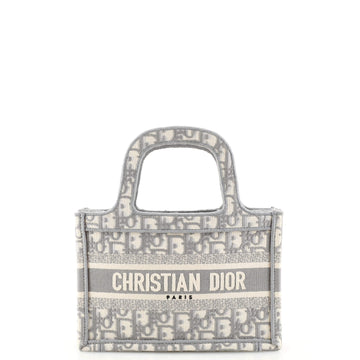 Christian Dior Book Tote Oblique Canvas Mini