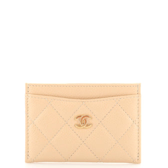 Chanel Classic Card Holder Quilted Caviar