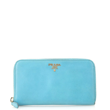 Prada Zip Around Wallet Saffiano Leather Long