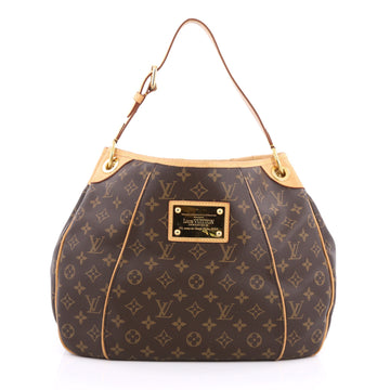 Louis Vuitton Galliera Handbag Monogram Canvas PM Brown