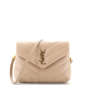 Saint Laurent LouLou Shoulder Bag Matelasse Chevron Leather Toy