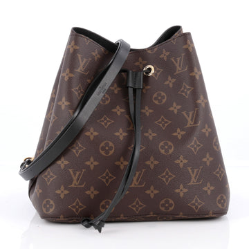Louis Vuitton Neonoe Handbag Monogram Canvas Brown
