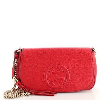 Gucci Soho Chain Crossbody Bag Leather Medium