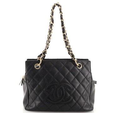 Chanel Petite Timeless Tote Quilted Caviar