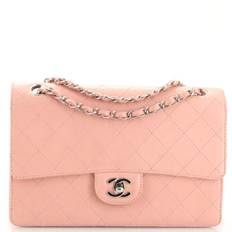Chanel Vintage Classic Single Flap Bag Quilted Lambskin Medium