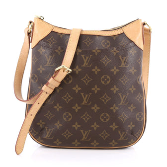 Louis Vuitton Odeon Handbag Monogram Canvas PM Brown