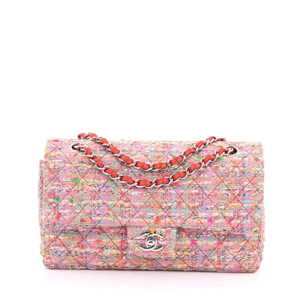 Buy Chanel Classic Double Flap Bag Multicolor Quilted Tweed 1940301