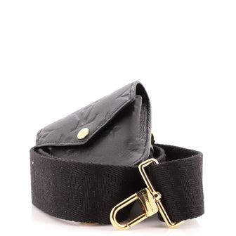 Louis Vuitton Utility Shoulder Strap Canvas with Monogram Embossed Leather