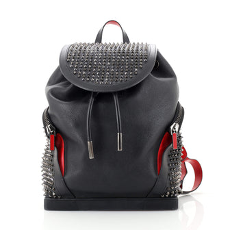 Christian Louboutin Explorafunk Backpack Spiked Leather