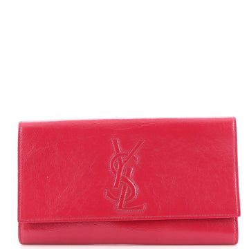 Saint Laurent Belle de Jour Clutch Leather Large