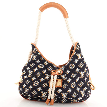 Louis Vuitton Bulles Handbag Monogram Nylon MM