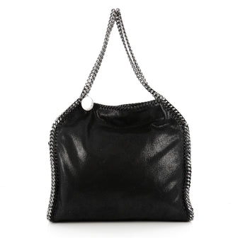 Stella McCartney Falabella Tote Shaggy Deer Small Black 1940601