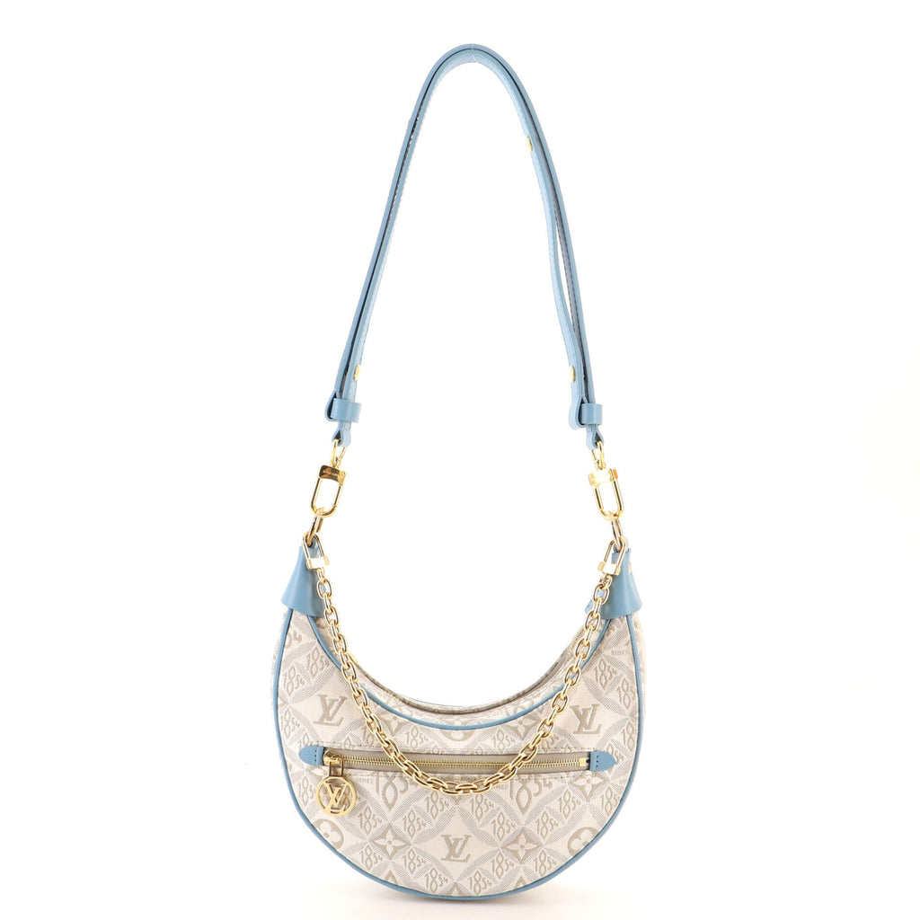 Louis Vuitton blue Jacquard Loop Shoulder Bag