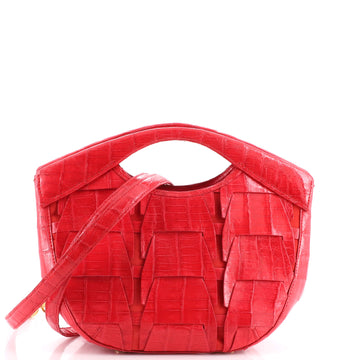 Nancy Gonzalez Cut-Out Handle Tote Crocodile Large