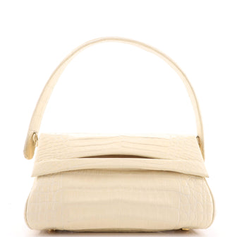 Nancy Gonzalez Flap Shoulder Bag Crocodile Small
