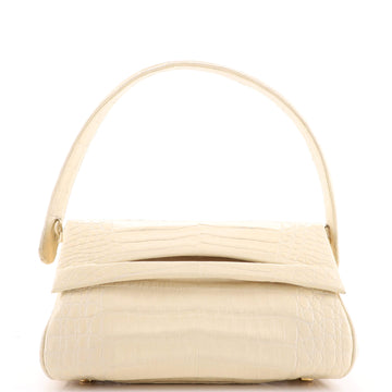Nancy Gonzalez Flap Shoulder Bag Crocodile Small