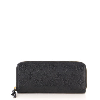 Louis Vuitton Clemence Wallet Monogram Empreinte Leather