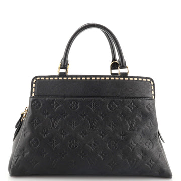 Louis Vuitton Vosges Handbag Whipstitch Monogram Empreinte Leather MM