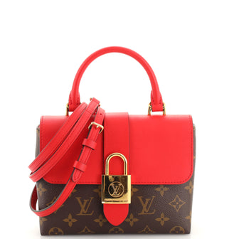 Louis Vuitton Locky Handbag Monogram Canvas with Leather BB