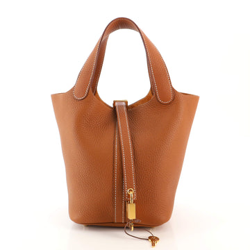 Hermes Picotin Lock Bag Clemence PM