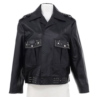 Louis Vuitton Women's Biker Jacket Studded Leather