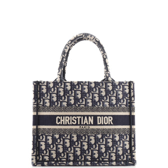 Christian Dior Book Tote Oblique Canvas Small